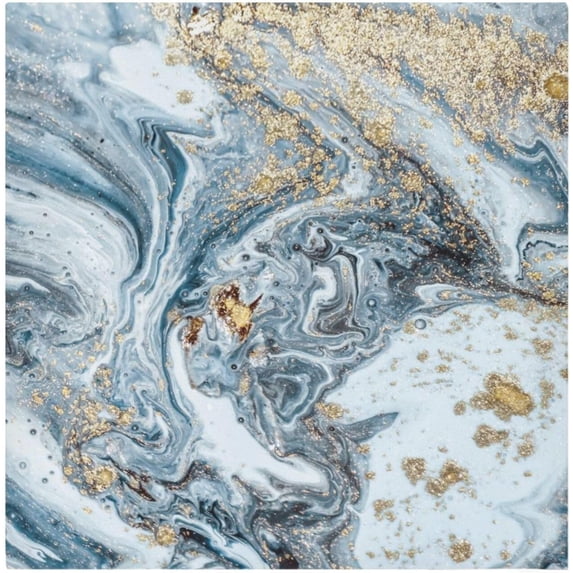 GZHJMY Soft Reusable Satin Table Decorative Napkins,20x20InX4 PCSWater Wave Sand Gold,Family Dinner Wedding Banquet, Cocktail Party, Kitchen,Birthday Party