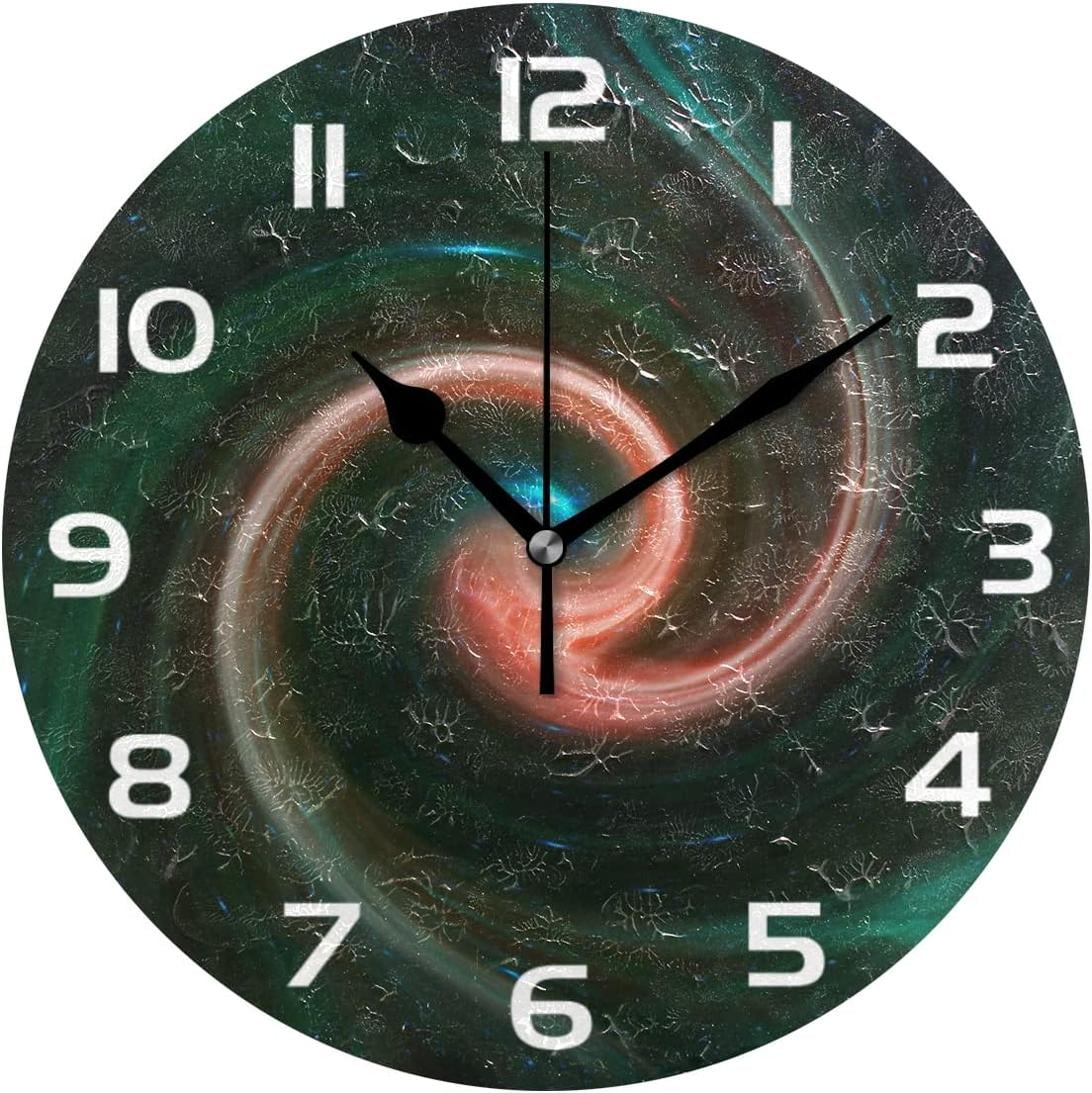 GZHJMY Space Galaxy Wall Clock, 10