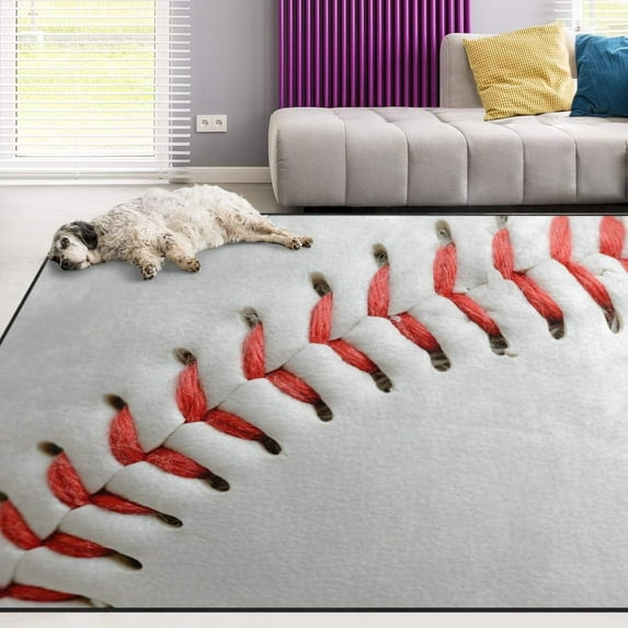 GZHJMY Sport Non Slip Area Rug for Living Dinning Room Bedroom Kitchen, 1.7 ' x 2.6'(20 x 31 Inches / 50 x 80 cm), Sport Nursery Rug Floor Carpet Yoga Mat