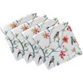 thumbnail image 1 of GZHJMY Spring Flower Branch Birds Cloth Napkins, Set of 4 20 x 20 Inch Soft & Comfortable Polyester Dinner Napkin for Family, Restaurant, Weddings, Parties, 1 of 4