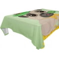thumbnail image 1 of GZHJMY St.Patrick's Cute Pug Dog Rectangle Tablecloth 60"(W) x 120"(L), Spring St.Patrick's Day Modern Table Linen Cloth Cover for Kitchen Dining Room Party Home Decor, 1 of 6