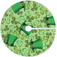 thumbnail image 1 of GZHJMY St. Patrick's Day Christmas Tree Skirt 48", St. Patrick's Day Tree Skirt Double Layers Polyester Easter Tree Skirt for St. Patrick's Day Holiday Party Decoration, 1 of 6