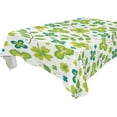 thumbnail image 1 of GZHJMY St. St. Patrick's Day Clover Tablecloth, Rectangle Waterproof Washable Polyester Table Cover for Picnic Dinner Holiday Party Decor, 60 x 120 Inch, 1 of 7