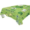 thumbnail image 1 of GZHJMY St. Patrick's Day Clover Tablecloth, Rectangle Waterproof Washable Polyester Table Cover for Picnic Dinner Holiday Party Decor, 60 x 120 Inch, 1 of 7