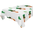 thumbnail image 1 of GZHJMY St. Patrick's Day Gnome Tablecloth, Rectangle Waterproof Washable Polyester Table Cover for Picnic Dinner Holiday Party Decor, 60 x 120 Inch, 1 of 7