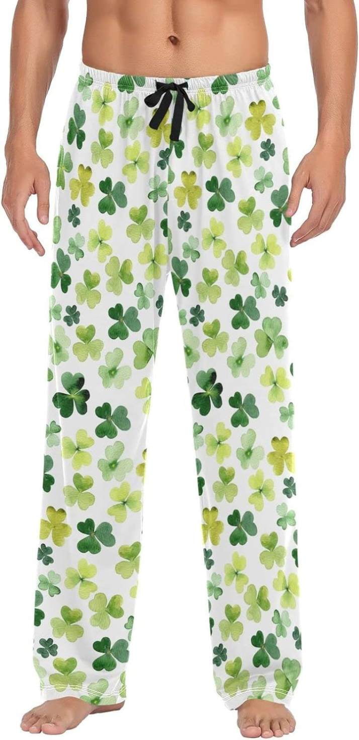 GZHJMY St. Patrick's Day Pajama Pants for Men, Lounge Pants Lightweight ...