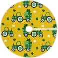 thumbnail image 1 of GZHJMY St. Patrick's Day Shamrock Christmas Tree Skirt Tree Skirt for Holiday Party Home Christmas Day Ornaments 36", 1 of 6