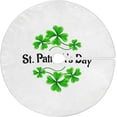 thumbnail image 1 of GZHJMY St. Patrick's Day Shamrock Christmas Tree Skirt Tree Skirt for Holiday Party Home Christmas Day Ornaments, 47.2", 1 of 6