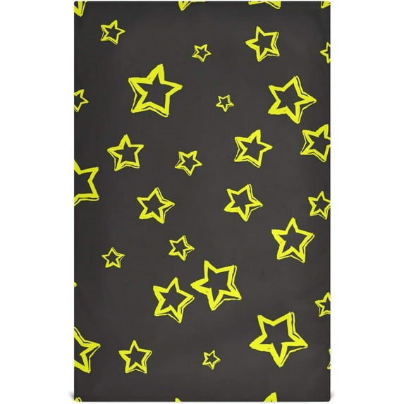 GZHJMY Star Kitchen Dish Towel Set of 1, Super Absorbent Soft Drying Cloth Tea Bar Towels, 28"x 18"
