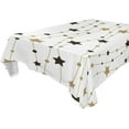 thumbnail image 1 of GZHJMY Star Tablecloth, Rectangle Waterproof Washable Polyester Table Cover for Picnic Dinner Holiday Party Decor, 54 x 54 Inch, 1 of 7