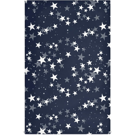 GZHJMY Stars in Blue Sky Kitchen Towel, Dish Towels Quick Drying Tea Towels Absorbent Hand Towels for Kitchen Sink Dinner Table 28 x 18 Inches, Set of 4