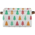 thumbnail image 1 of GZHJMY Storage Basket Cartoon Christmas Tree Foldable Canvas Laundry Baskets Bin Waterproof Inner Layer with Sturdy Handles for Toy Nursery Blanket Clothes 2 Pack, 1 of 7