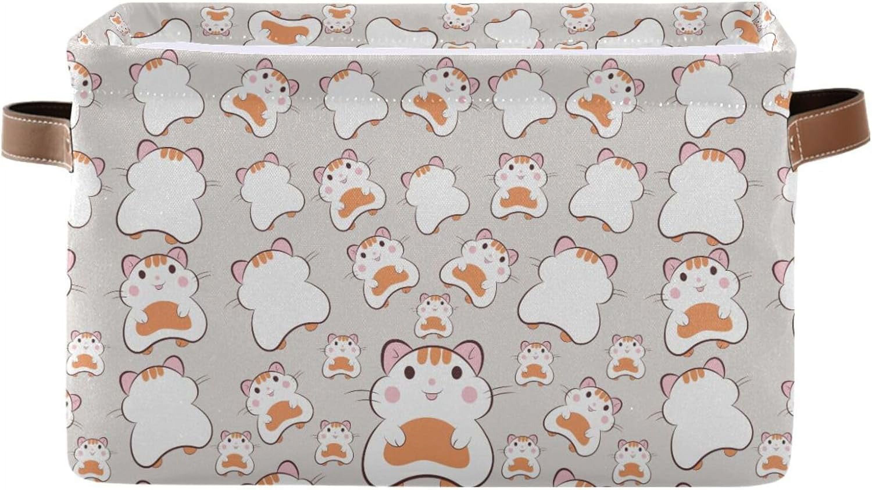 Picture of GZHJMY Storage Basket Cute Hamsters Storage Bin with Handle , Large ...