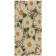thumbnail image 1 of GZHJMY Stylish Luxuriant White Daisies Pattern Soft Absorbent Large Hand Towels Multipurpose for Bathroom, Hotel, Gym and Spa (16" x 30",Floral), 1 of 4