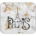 thumbnail image 1 of GZHJMY Stylish Marble Modern Paris Eiffel Tower Absorbent Dish Drying Mat,16" x 18" Microfiber Kitchen Countertop Table Protector Multi-Purpose Counter Rack Sink Drainer Pad, 1 of 6