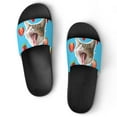 thumbnail image 1 of GZHJMY Stylish Slides for Women Men, Cat and Strawberry Collage Soft Flexible Slip-on Sandals Slippers, 1 of 7