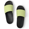 thumbnail image 1 of GZHJMY Stylish Slides for Women Men, Gray-yellow Solid Color Soft Flexible Slip-on Sandals Slippers, 1 of 7
