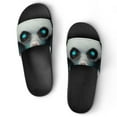 thumbnail image 1 of GZHJMY Stylish Slides for Women Men, Panda with a hacker theme Soft Flexible Slip-on Sandals Slippers, 1 of 7