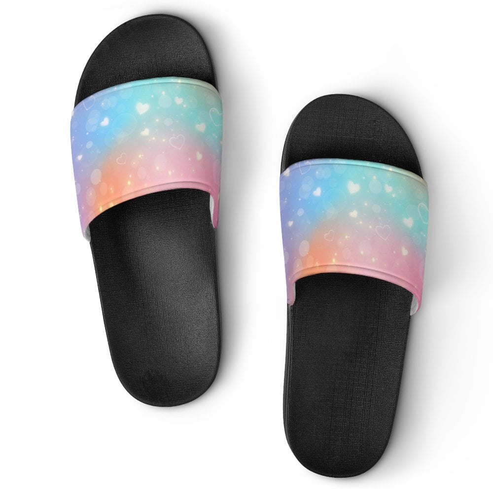 Fire Colors and Sky Slide Sandals