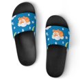 thumbnail image 1 of GZHJMY Stylish Slides for Women Men, Sleeping Fox Soft Flexible Slip-on Sandals Slippers, 1 of 7