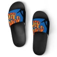 thumbnail image 1 of GZHJMY Stylish Slides for Women Men, Young Man with A Microphone Reads A Rap Soft Flexible Slip-on Sandals Slippers, 1 of 7