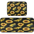 thumbnail image 1 of GZHJMY Sunflower (9) Anti Fatigue Kitchen Mat Set of 2 Non Slip Skid Washable Soft Absorbent Anti Kitchen Floor Mats for Kitchen Sink Laundry Room Bathroom (19"x27"+19"x47"), 1 of 7