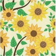 thumbnail image 1 of GZHJMY Sunflower Flowers Napkins Reusable Washable Cloth Napkins Set of 4, Soft Comfortable Dinner Napkins for Family Weddings Holiday Party 20 X 20 Inch Washcloths, 1 of 7