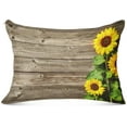 thumbnail image 1 of GZHJMY Sunflower Queen Pillowcase Super Soft Cozy Plush Pillow Case with Zipper for Sofa Bed Couch, 20 x 30 Inch, 1 of 7