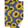 thumbnail image 1 of GZHJMY Sunflower Soft Hand Towels, 2 Pcs Absorbent Bath Towel Decorative Fingertip Towels for Bathroom Gym Spa Hotel Beach Swimming Pool,14.4"x 28.3", 1 of 7