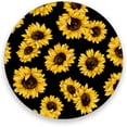 thumbnail image 1 of GZHJMY Sunflowers Round Coasters for Drinks,Absorbent Heat Resistant Coaster for Tabletop Protection,Suitable for Kinds of Cups, Wooden Table, Home Decor 1pcs, 1 of 6