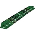 thumbnail image 1 of GZHJMY Table Runner 13x90 Inch, Green Plaid Geometric Table Runner for Dining Kitchen Wedding Party Decoractions Home Decor, 1 of 7