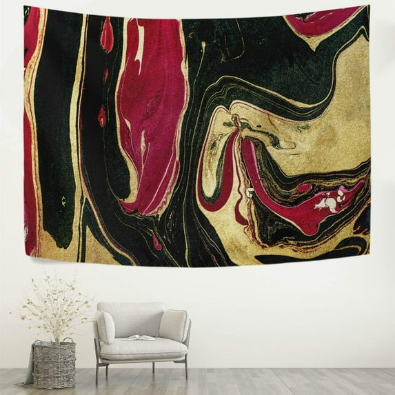 GZHJMY Tapestry Japanese Modern Natural Marble Tapestry Wall Hanging Decorative Wall Blanket Bedding Tapestry for Bedroom Living Room Dorm 60"x51" Gift Decor