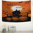 thumbnail image 1 of GZHJMY Tapestry Wall Hanging Halloween Pumpkins Black Cat Bats Tapestry Decorative Tapestries Wall&nbsp;Blanket&nbsp;Bedding Tapestry for Bedroom Living Room Dorm 90"x60" Gift Decor, 1 of 7