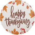 thumbnail image 1 of GZHJMY Thanksgiving Day Round Placemats Set of 1, Non-Slip PVC Table Mats Washable Heat Resistant Place Mats for Kitchen Dining Table Christmas Home Decor, 15.4 Inch Table Mat, 1 of 7