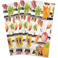 thumbnail image 1 of GZHJMY Thanksgiving Fruits and Autumn Leaves Kitchen Dish Towel Set, Drying Kitchen Towels Tea Towels Gift Set for Drying Cleaning Cooking Baking 4Pcs, 1 of 6