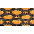 thumbnail image 1 of GZHJMY Thanksgiving Pumpkin Bathroom Rug Mat,Soft and Absorbent Bath Mats Non-Slip Carpet Machine Washable Kitchen Mat for Bathroom, Tub and Shower 39x20in Carpet Runner, 1 of 7