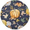 thumbnail image 1 of GZHJMY Thanksgiving Pumpkin Round Placemats Set of 4, Non-Slip Table Mats Washable Heat Resistant Place Mats for Kitchen Dining Table Home Decor,15.4 Inch, 1 of 7