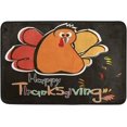 thumbnail image 1 of GZHJMY Thanksgiving Turkey Door mat Non Slip Floor Door Rug, Soft Floor Mat for Kitchen Garden Bedroom Indoor Outdoor Entrance Home Holiday Decoration 23.6" x15.7", 1 of 7