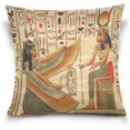 thumbnail image 1 of GZHJMY Throw Pillow Case Decorative Cushion Cover Square Pillowcase, Ancient Egypt Sofa Bed Pillow Case Cover(18x18inch) Twin Sides Home Decor, 1 of 4