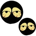 thumbnail image 1 of GZHJMY Tired Eyes Trivets Pot Holders Set of 2, Hot Pads, Table Mats,Placemats Set for Cooking and Baking, Cotton Braided Hot Pads, 7.09"+9.45", 1 of 7