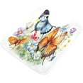 thumbnail image 1 of GZHJMY Toilet Mat U-Shaped Butterfly Flowers Soft and Absorbent Commode Contour Rug Plush Bathroom Rugs, Non-Slip, Machine Washable and Easier to Dry, 20x24 in Carpet Runner, 1 of 6