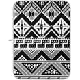 thumbnail image 1 of GZHJMY Tribal Black White Geometric Dish Drying Mat Coffee Maker Mat Microfiber Absorbent Drying Pad Heat Resistant Coffee Bar Protector Housewarming Holiday Seasonal Gift 16" × 18", 1 of 6