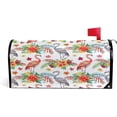 thumbnail image 1 of GZHJMY Tropical Hibiscus Flowers Flamingo Birds Magnetic Mailbox Cover Standard Size Mailbox Wraps MailWraps Post Letter Box Cover Garden Yard 21" x 18" Home Decor, 1 of 5