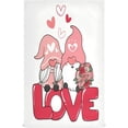 thumbnail image 1 of GZHJMY Valentine's Day Gnome Kitchen Dish Towel 1 Pack, Soft Absorbent Dishcloths Reusable Hand Towel Washable Tea Towels for Home Kitchen Bar Table Decor, 28 x 18 Inch Washcloths Decorative Towels, 1 of 7