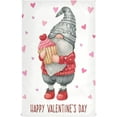 thumbnail image 1 of GZHJMY Valentine's Day Gnome Kitchen Dish Towel 4 Pack, Soft Absorbent Dishcloths Reusable Hand Towel Washable Tea Towels for Home Kitchen Bar Table Decor, 28 x 18 Inch Washcloths Decorative Towels, 1 of 7