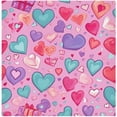 thumbnail image 1 of GZHJMY Valentine's Day Heart Cloth Napkins 4 Pack - 20x20In Soft Washable Dinner Napkin Home Decor Napkin for Dinners Weddings Cocktail Kitchen Decorative Washcloths, 1 of 7
