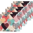 thumbnail image 1 of GZHJMY Valentine's Day Heart Cotton Washcloths Set of 6, 12"x12" Super Soft Absorbent Wash Cloths Bathroom Face Cloths Fingertip Towels for Gym Hotel and Spa, 1 of 7