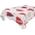thumbnail image 1 of GZHJMY Valentine's Day Heart Tablecloth, Rectangle Waterproof Washable Polyester Table Cover for Picnic Dinner Holiday Party Decor, 60 x 90 Inch, 1 of 7