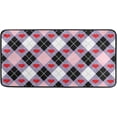 thumbnail image 1 of GZHJMY Valentine's Day Kitchen Rugs and Mats,Creative Lattice Love Heart Non Slip Washable Cushioned Carpets Polyester AntiFatigue Comfort Porch Floor Mat Doormate, 39"x 20", 1 of 7