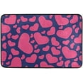 thumbnail image 1 of GZHJMY Valentine's Day Love Heart Floor Mat, Non-Slip Washable Entrance Front Door Rug for Home Indoor Kitchen Bathroom Bedroom, 23.6"x15.7", 1 of 7